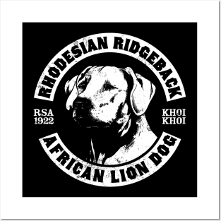 Rhodesian Ridgeback Logo Posters and Art